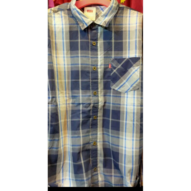 Kemeja Pria LVS Long Sleeve Shirt P4 Original Branded