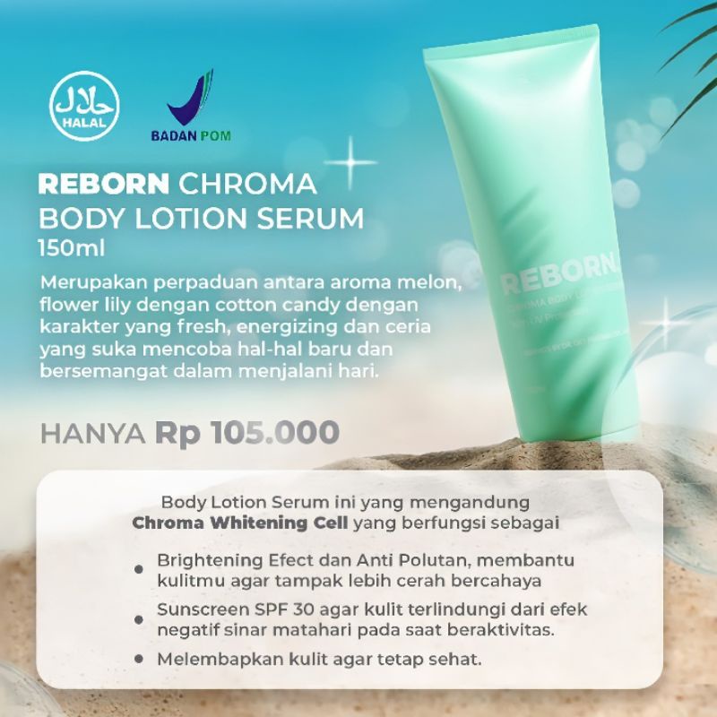 CHROMA BODY LOTION SERUM BENING SKINCARE DR OKY PRATAMA MENCERAHKAN KULIT