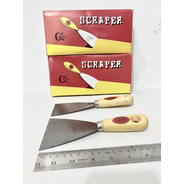 Kape / Scraper Gagang Kayu Murah 2” dan 3”