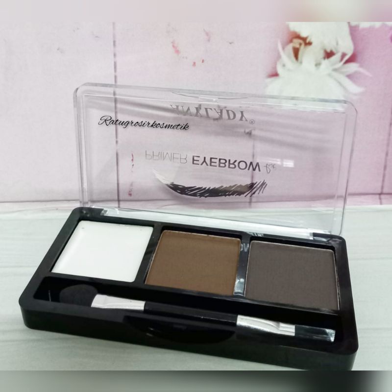 ECER!!!EYEBROW POWDER+PRIMER ANYLADY PALETTE 3 WARNA NO.809/PERFECT EYEBROW NO.960