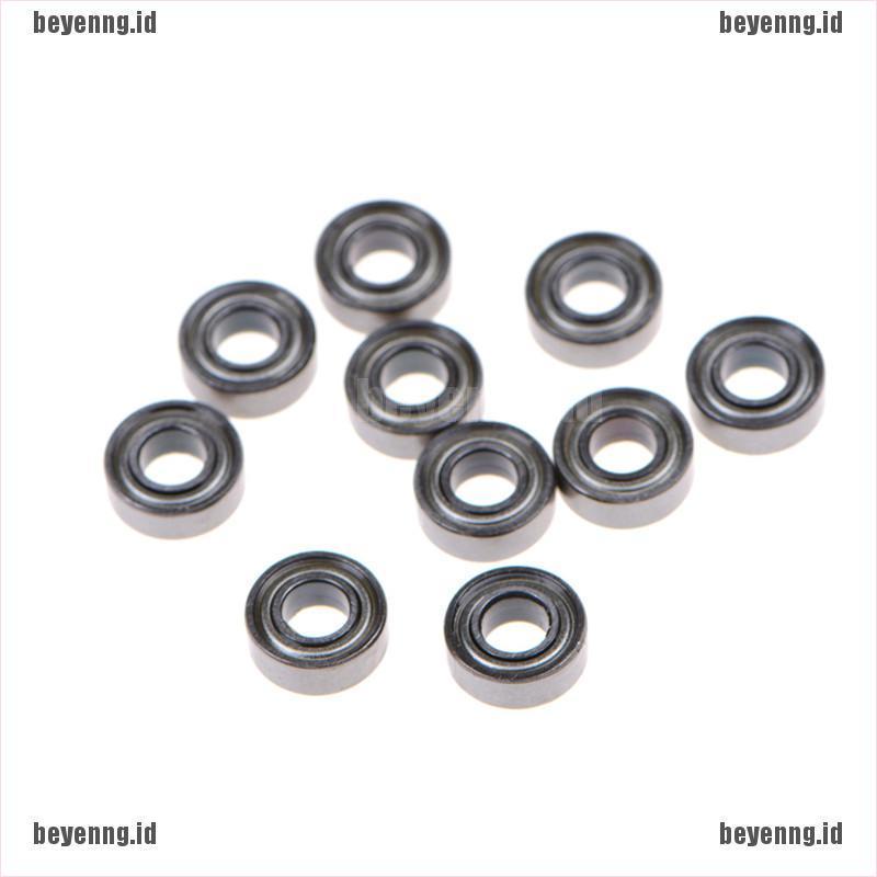 Bey 10pcs Mr115Zz Miniatur Bearing Segel Karet Bahan Metal Ukuran 5x11 X 4mm