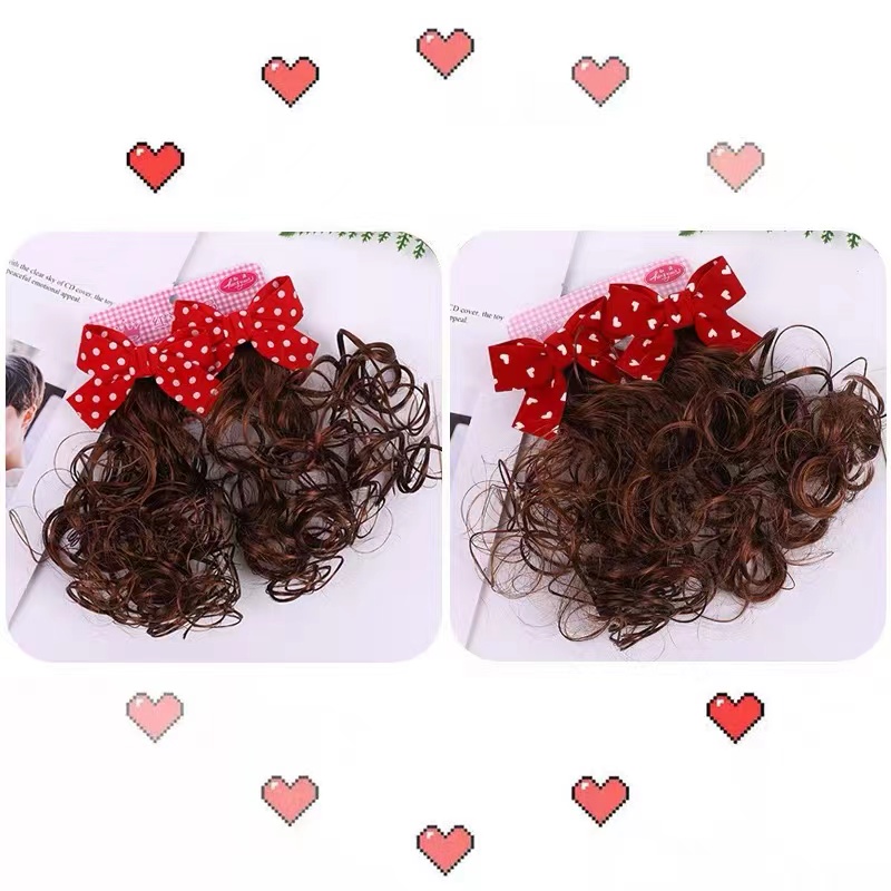 (Hello Girl)F103 2pc/Set Jepitan Wig Anak Terbaru Gaya Korea Import