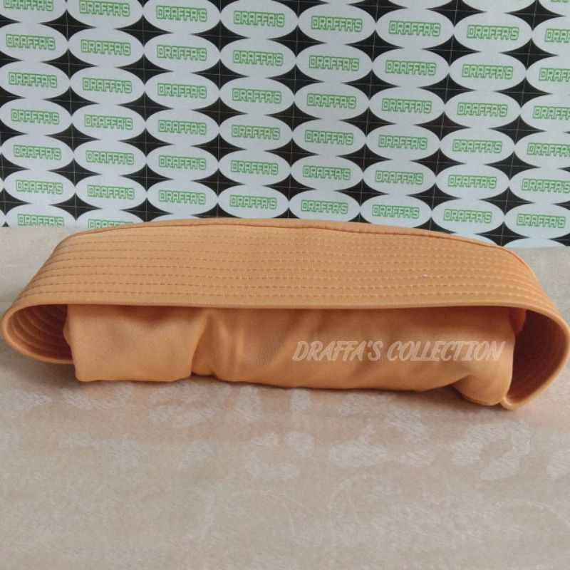 (ukuran M )Bergo oval polos /Daily Hijab/Kerudung sekolah/Jilbab lnstan/Bergo ASRI.-Light Mustard (M)