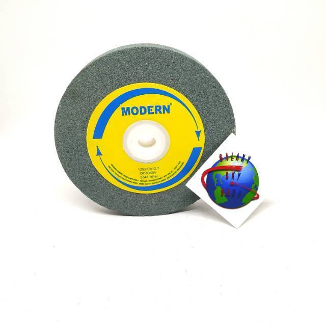 Batu Gerinda Duduk / Batu Gurinda Hijau Poles Akik 5" Grit 80