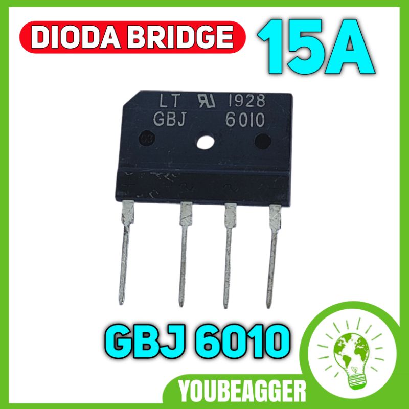 Dioda bridge sisir 60A GBJ 6010 60 ampere