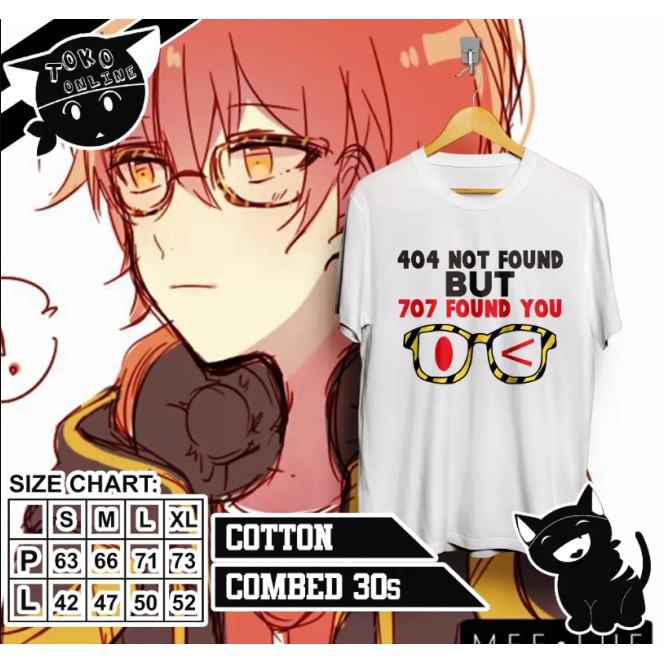 T-Shirt 707 Mystic Messenger White Color
