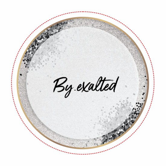 

special order by.exalted (stiker transparant diameter 4 cm)