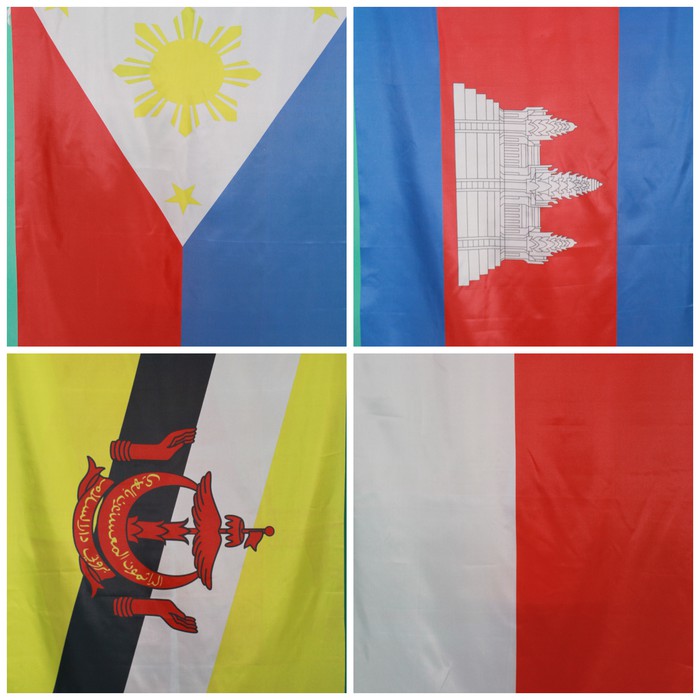 Bendera Negara Asean Ukuran 90x135 Cm Shopee Indonesia