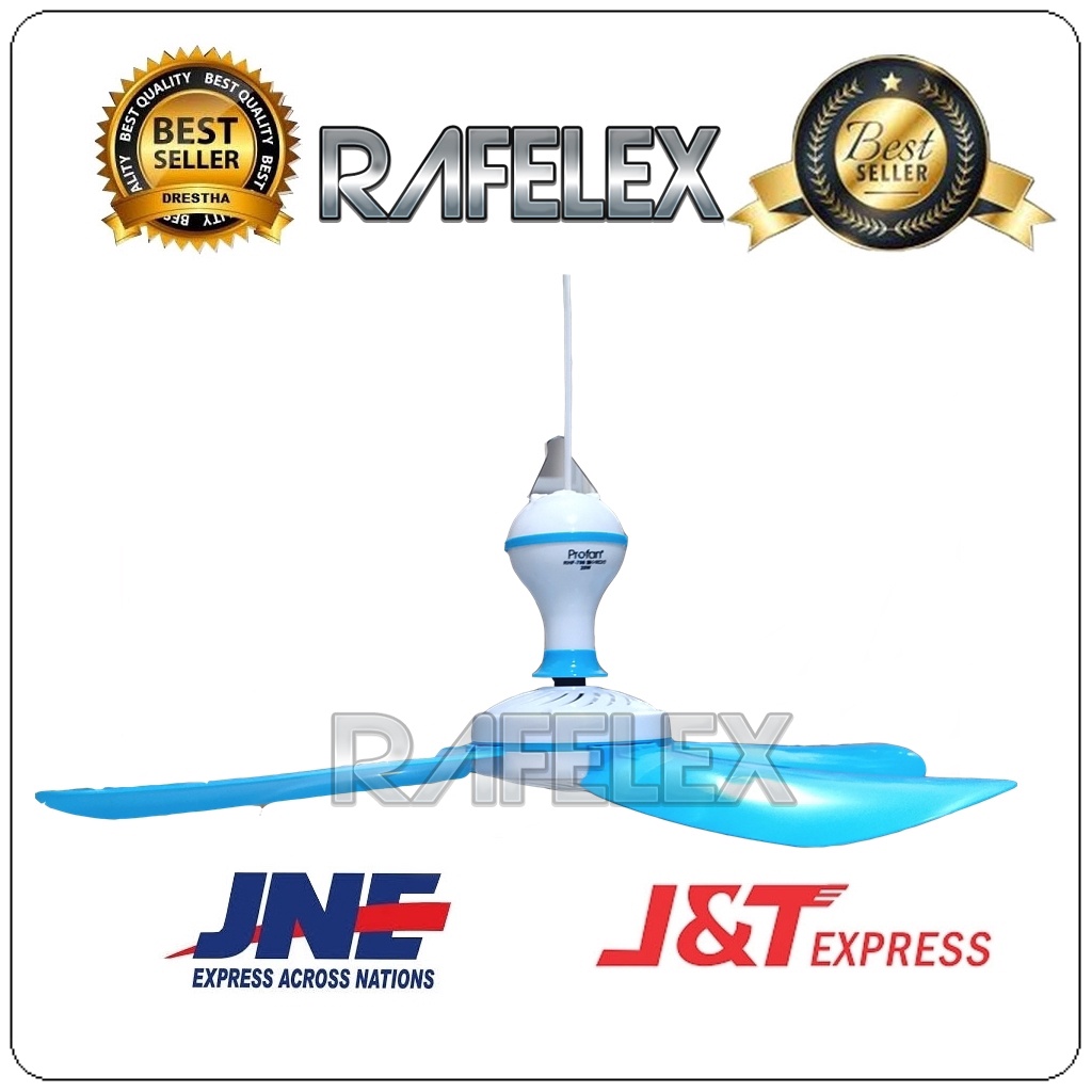 LARISMANISDULU Kipas angin gantung Minifan Helifan PROFAN BESAR HELI FAN 4 BALING 15 20 & 30 WATT