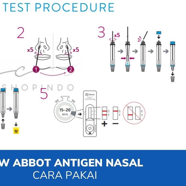 ✥ [bdg] NEW ABBOTT | SWAB ANTIGEN PANBIO/BIOQUICK | NASAL RAPID TEST ✾