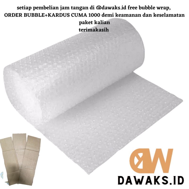

BUBBLE WRAP TAMBAHAN UNTUK PENGIRIMAN