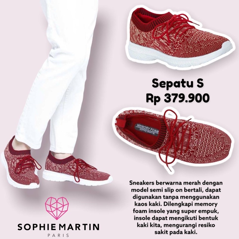 Sepatu Wanita Sophie Martin Paris Lawrence