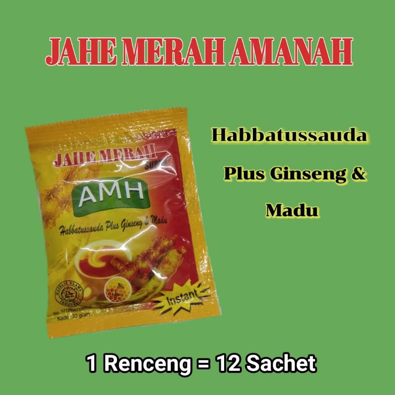 Jahe Merah Amh super 10 sachet - Jahe Merah Amanah