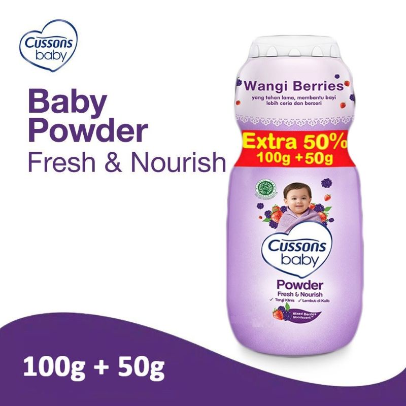 Cussons Baby Powder 100g + 30g