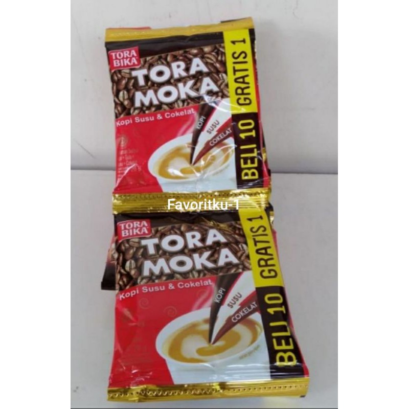 

TORABIKA Tora Moka Kopi Susu Cokelat 26gr.1 Renteng Isi 10 Sachet.