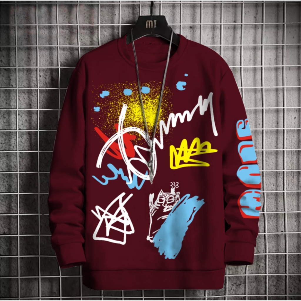 Sweater Grafiti 333 Babyterry UK M L | A5GARD88