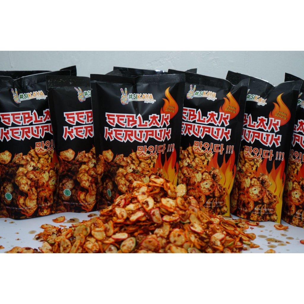 SEBLAK KERUPUK BANTAT SEBRING SEBLAK CIKRUH SEBLAK BANTET KERIPIK PEDAS KERUPUK RENYAH SIKAYA 100 GR