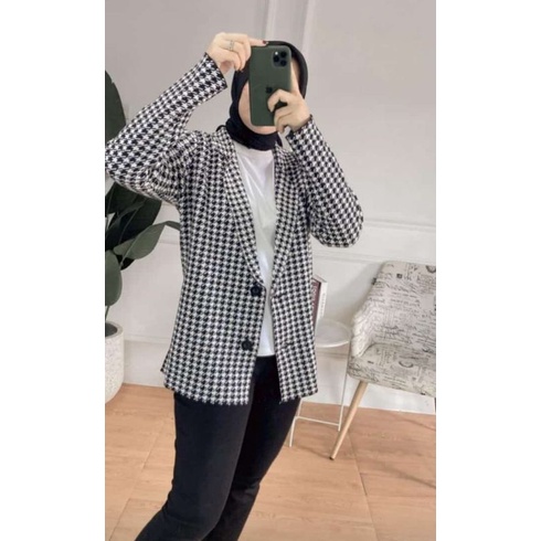 BLAZER WANITA RAJUT IMPORT