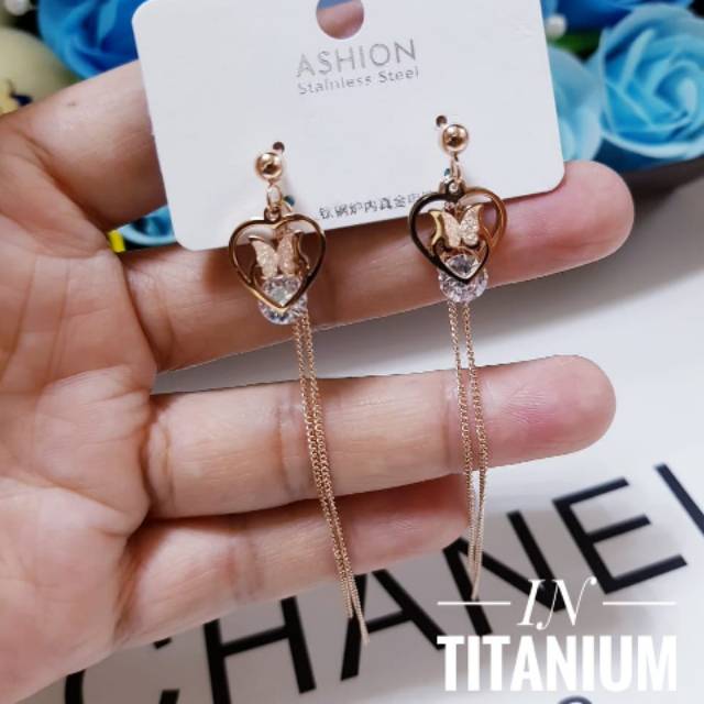 titanium anting kupu 0811j