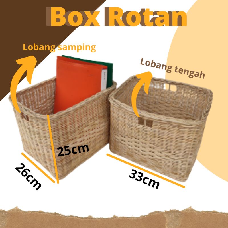 KERANJANG ROTAN/ TEMPAT BAJU ROTAN