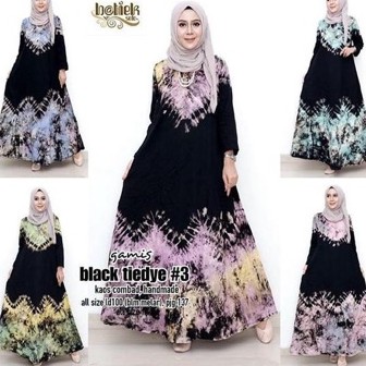 DASTER GROSIR DASTER BUSUI GAMIS KOMBED TYEDIE 3 SUPLIER DASTER MURAH PEKALONGAN