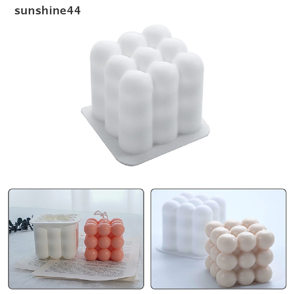 Sunshine Cetakan Lilin / Es Batu 3D Handmade Bahan Silikon Anti Lengket