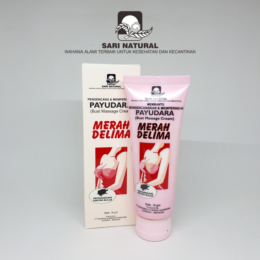 Krim Pengencang Payudara Merah Delima SARI NATURAL 30 g