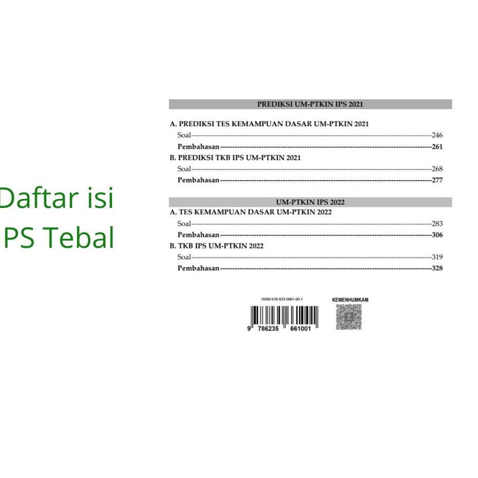 Menarik.. Buku UMPTKIN (IPS/IPA) tahun 2022 Latihan Soal UMPTKIN Pembahasan + Bonus Video Materi UMP