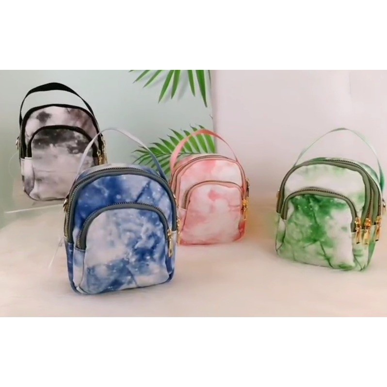 Tas Tiedye Tie Dye premium murah Tas cewek Tie dye selempang korea Import TIEDYE  Nilon Parasut bag