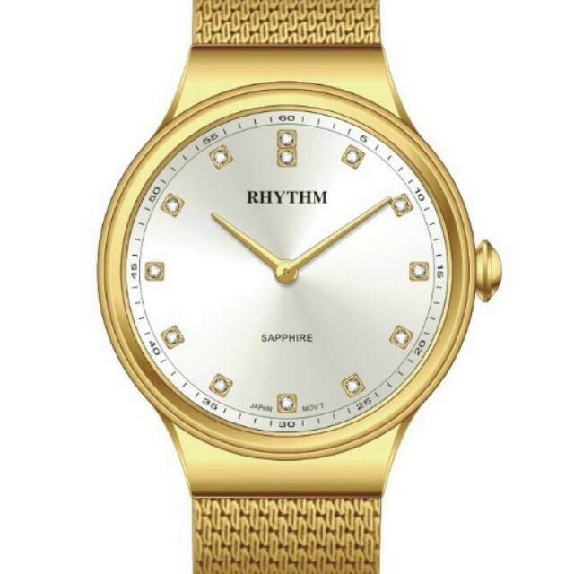 RHYTHM FI1604S 03 Gold Grey Sapphire ORIGINAL