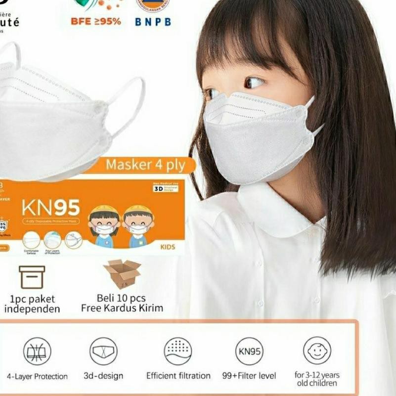 Terbaik Premiere Beaute Disposable Masker KN95 EVO Anak 4ply [Isi 10pcs] yoe. ..