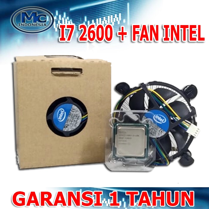 PROCESSOR INTEL CORE I7 2600 3.40 GHz SOCKET LGA 1155 Plus Fan