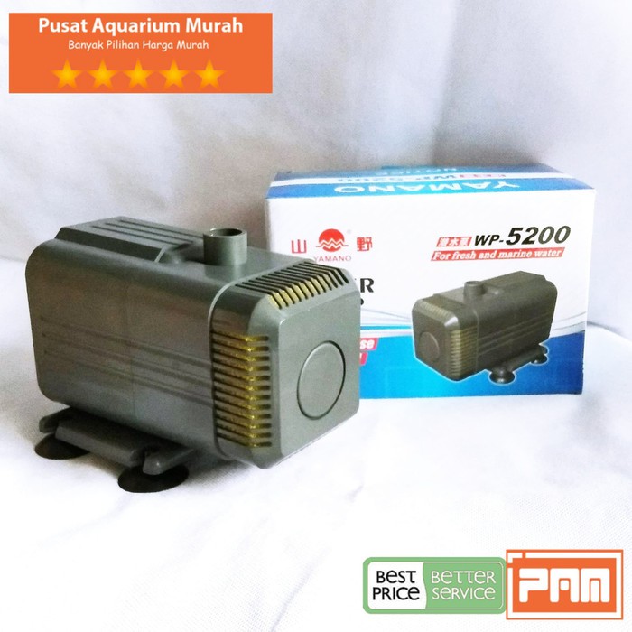 terbaik pompa filter yamano wp 5200 ada busa filter wp5200 hidroponik