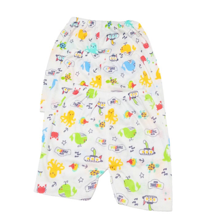 |3PCS| Celana Pendek Anak Bayi | Celana Baby Pendek Print