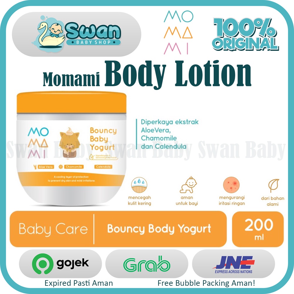 Momami Bouncy Baby Yogurt 200ml / Body Lotion / Lotion Bayi