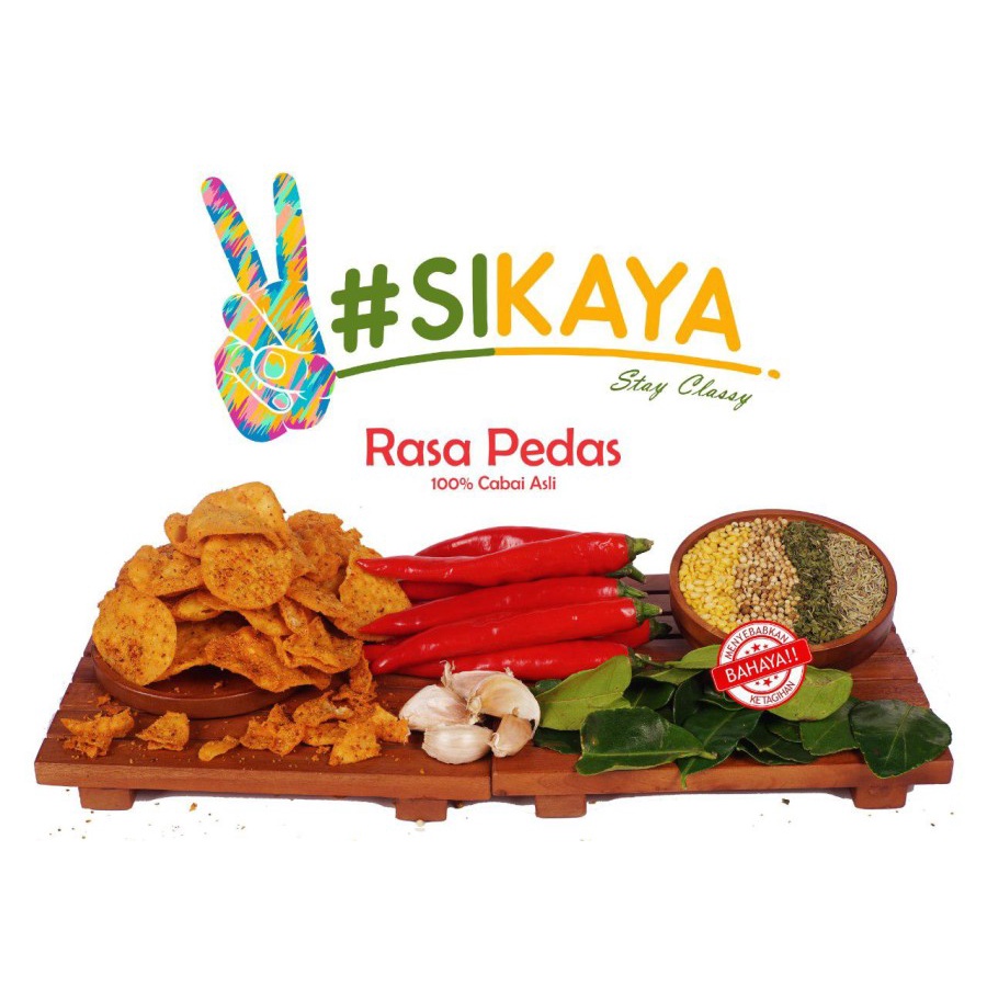 

Keripik Cireng Merk Sikaya - Snack Cemilan Milenials Bandung - Pedas