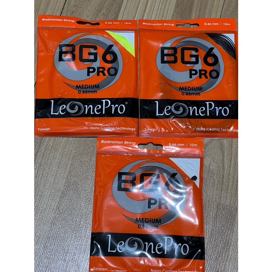 SENAR BADMINTON LEONEPRO BG 6 PRO/ BG6 PRO MEDIUM 0.66 ORIGINAL