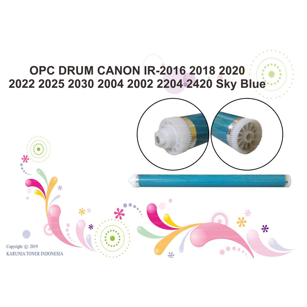 OPC DRUM CANON IR-2016 2018 2020 2022 2025 2030 2004 2002 2204 2420 Sky Blue