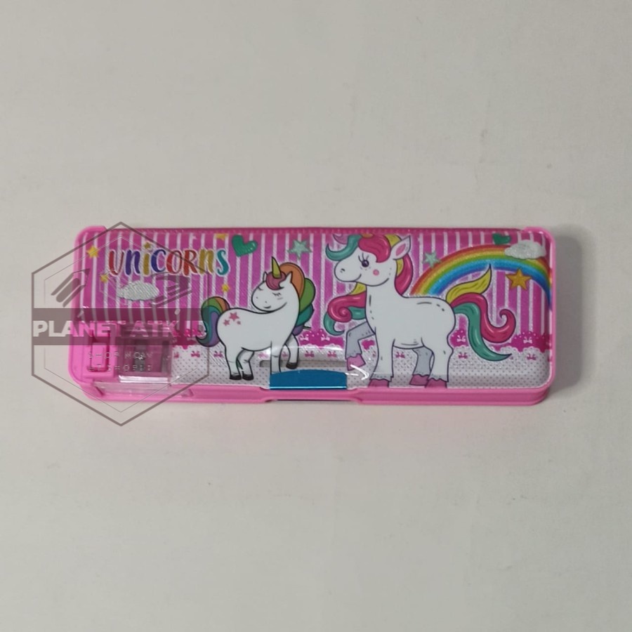 

Kotak Pensil Magnet Gliter Unicorn/Tempat Pensil/Pensil Case/Pencil Box