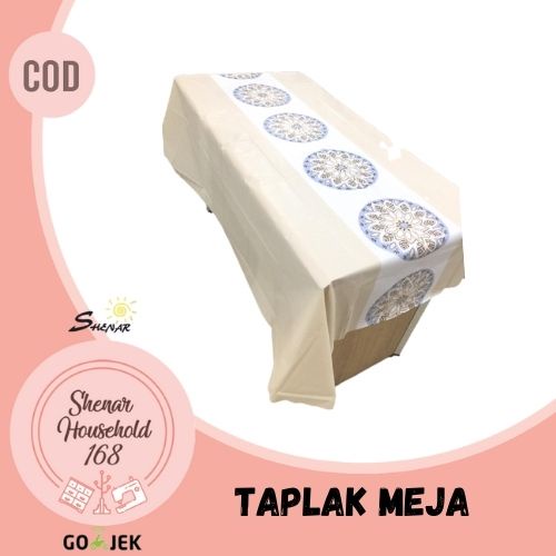 SHENAR , TAPLAK MEJA SERBAGUNA MOTIF TAPLAK MEJA ANTI AIR DAN RAYAP DIKRIM RANDOM (BISA COD)