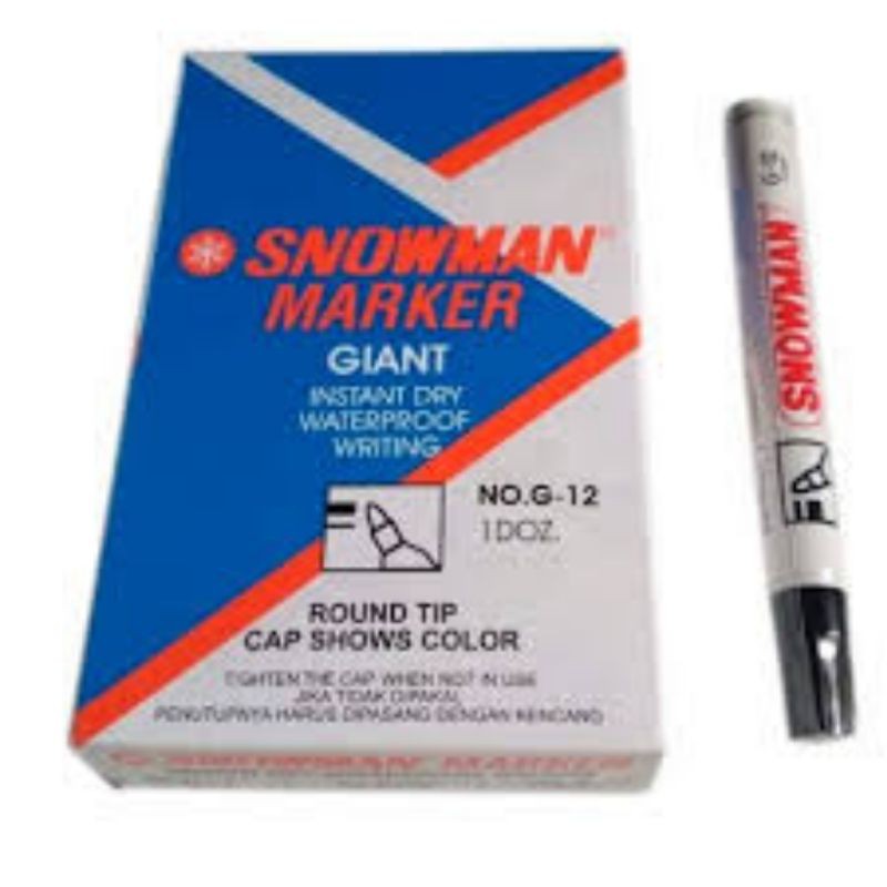 

Spidol Marker Snowman Permanent