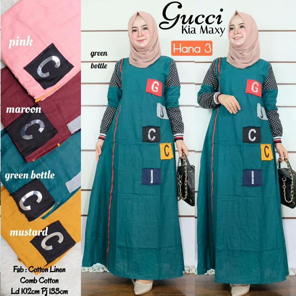GUCCI KIA MAXY DRESS Girls Muslim Casual