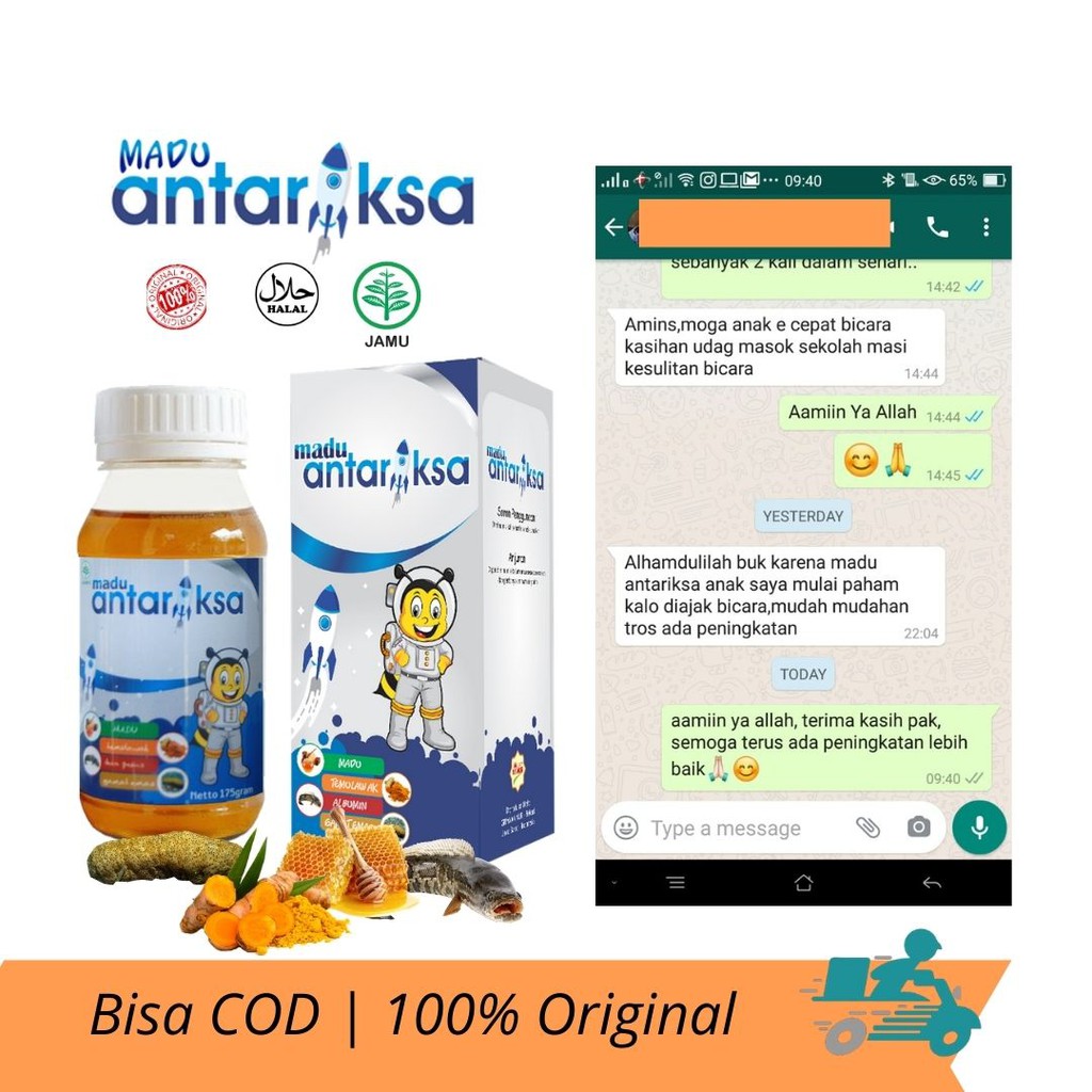 Vitamin Untuk Anak Terlambat Bicara | Madu Antariksa