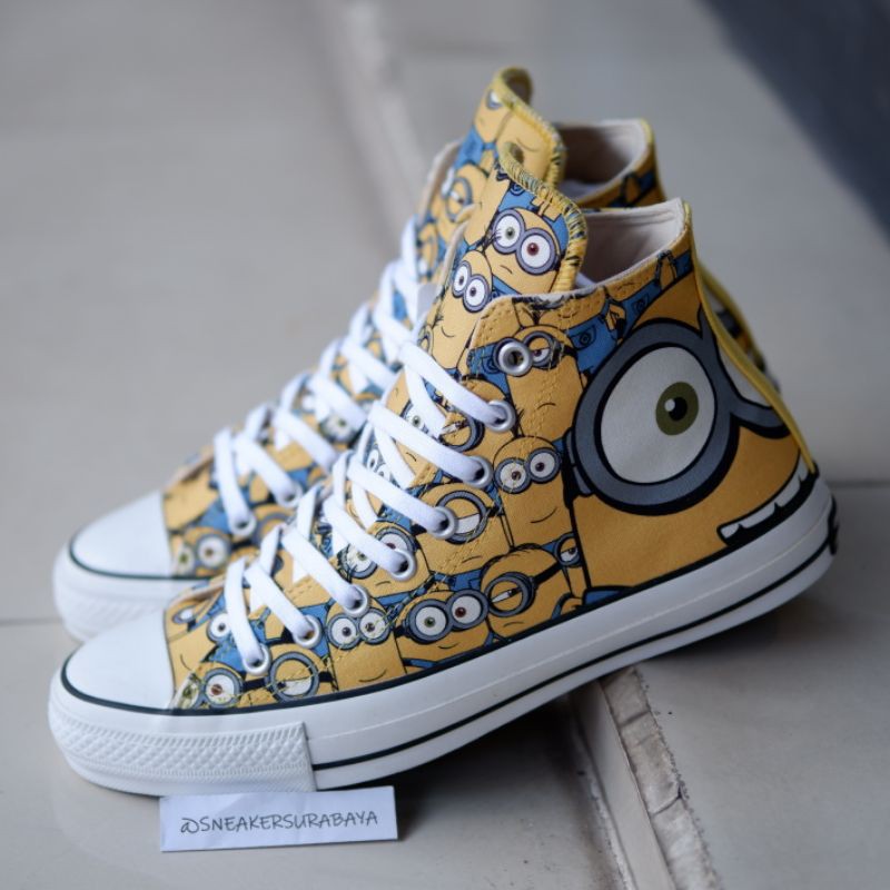 Minions x Converse All Star 100 Chuck Taylor Hi