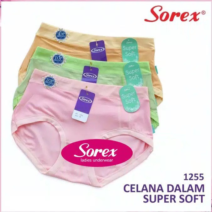 Celana Dalam Cewek Super Soft Sorex 1255 / CD Wanita Super Lembut Sorex1255