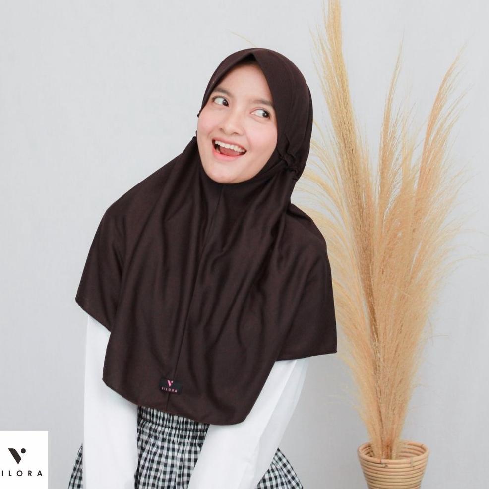 [KWU. 182213] SIZE M L XL XXL JILBAB VILORA WARNA DUSTY PINK, UNGU MUDA , ORANGE, PINKTUA,ARMY