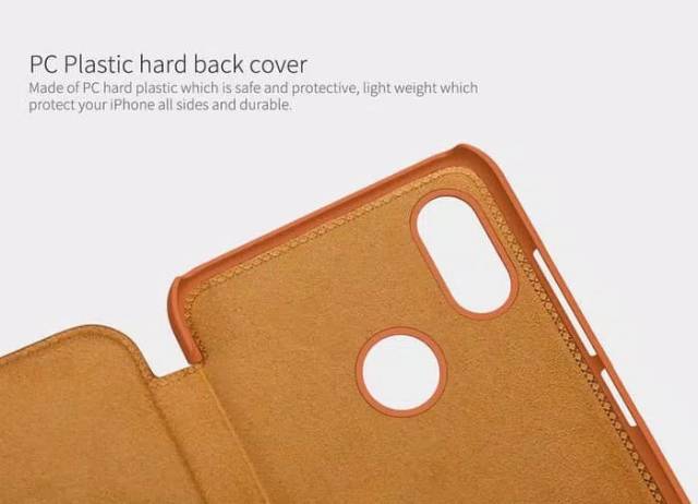 nillkin qin leather kulit flip wallet xiaomi Mi 8 Mi8 cover case