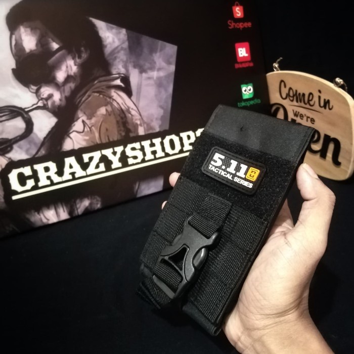 Tas Hp Tactical 511 Double Pouch / Tas Hp / Survival Kit