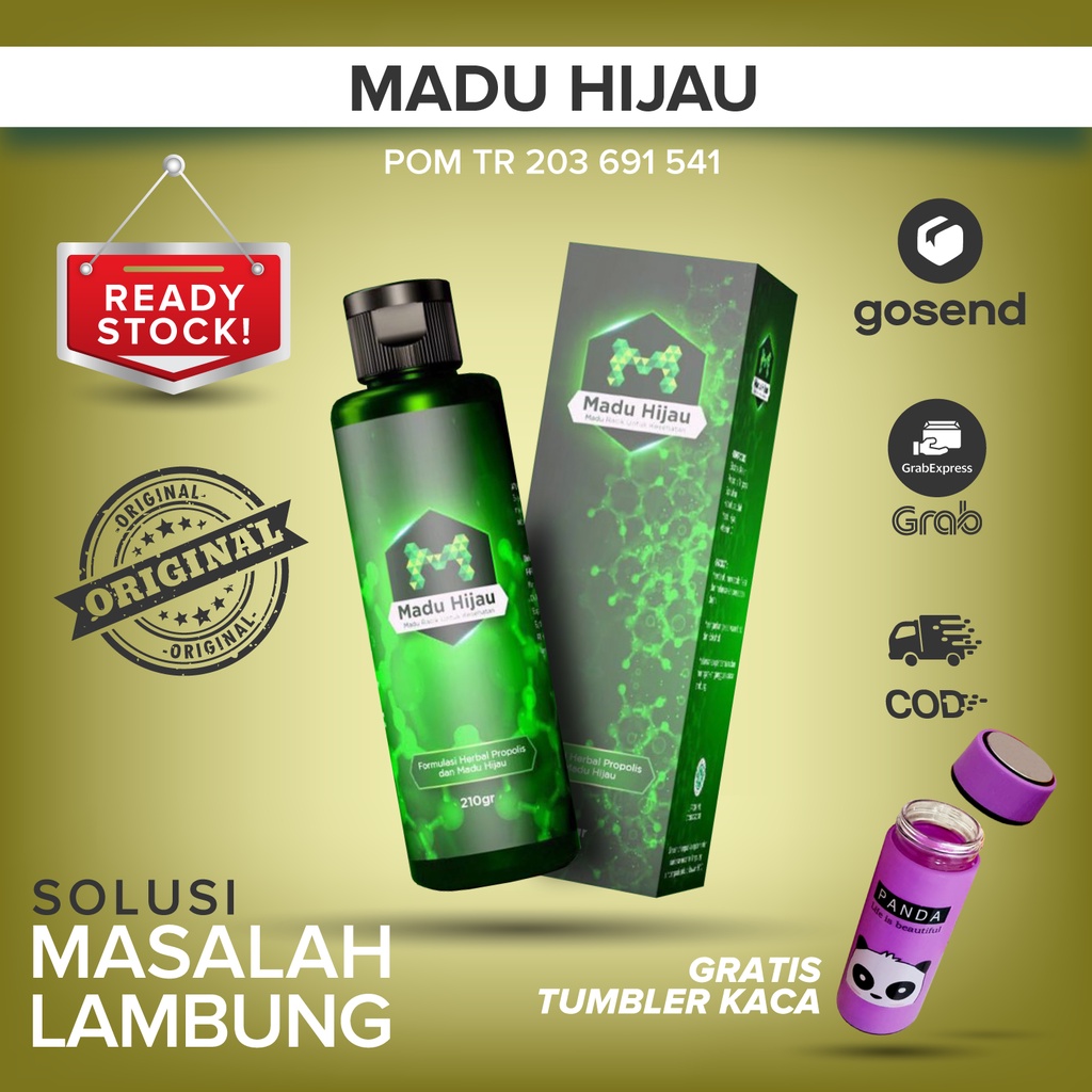 Madu Hijau Asli 100% Original BPOM