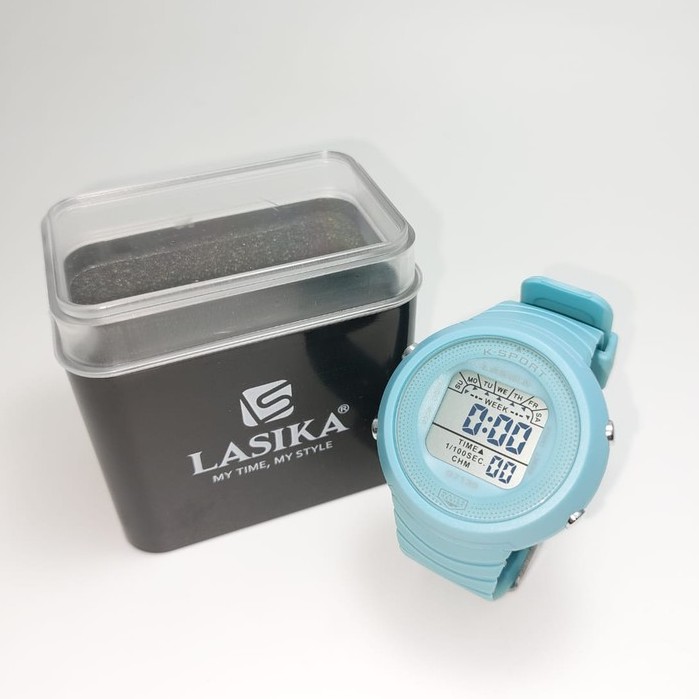 UNISEX Jam Tangan Premium Digital Lasika Type 7130 Series Warna Water Resist